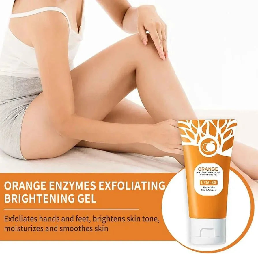 Orange Enzymes Exfoliating Brightening Gel - Scrub Face Body Brightening - LF16-35